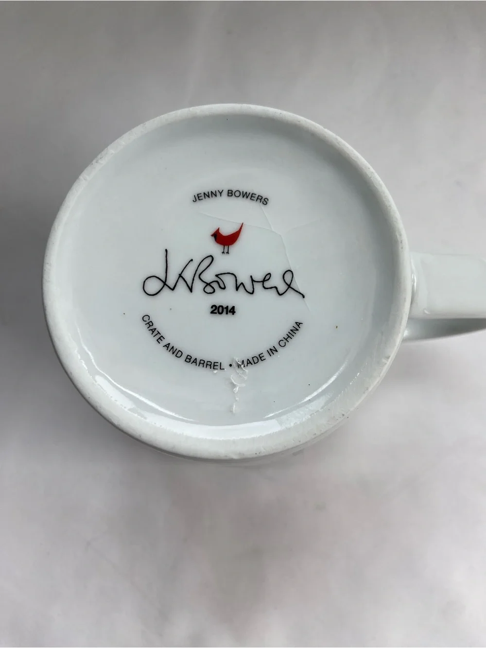 Crate&Barrel holiday mug
